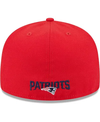 Shop New Era Men's  Navy New England Patriots Gameday 59fifty Fitted Hat