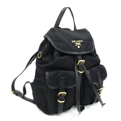 Shop Prada Re-nylon Synthetic Backpack Bag () In Black