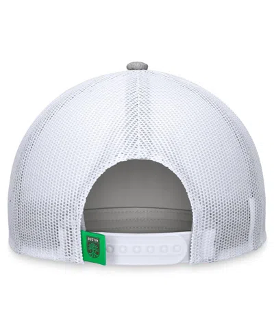 Fanatics Men's  Steel Austin Fc Stroke Trucker Snapback Hat In Steel