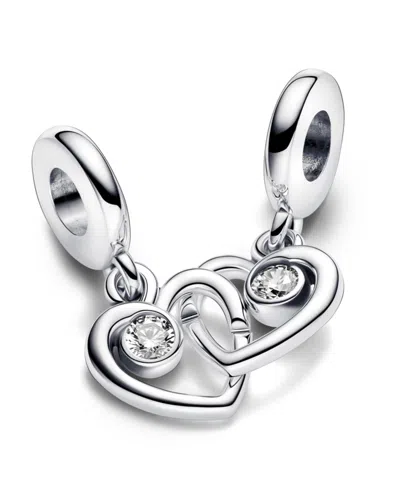 Pandora Forever Always Splittable Dangle Charm In Silver