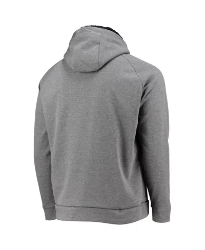 Dunbrooke Charcoal Tampa Bay Buccaneers Shag Tri-blend Full-zip Raglan Hoodie In Charcoal