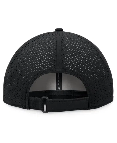 Top Of The World Black Tcu Horned Frogs Liquesce Trucker Adjustable Hat In Black
