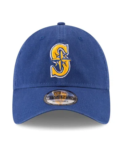Shop New Era Men's  Navy Seattle Mariners Replica Core Classic 9twenty Adjustable Hat