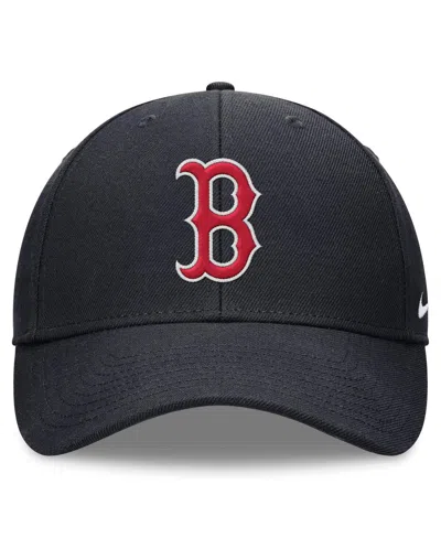 Shop Nike Men's Red Boston Red Sox Evergreen Club Performance Adjustable Hat In Navy