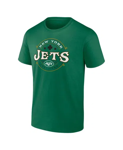 Shop Fanatics Men's  Kelly Green New York Jets Celtic T-shirt