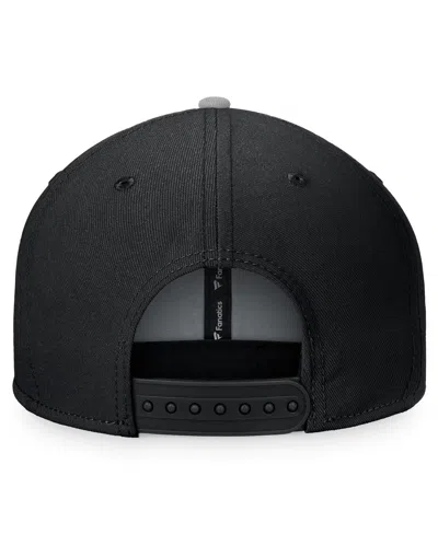 Shop Fanatics Men's  Black, Gray Lafc Downtown Snapback Hat In Black,gray