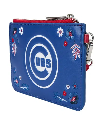 Shop Loungefly Women's  Chicago Cubs Floral Wrist Clutch In Multi