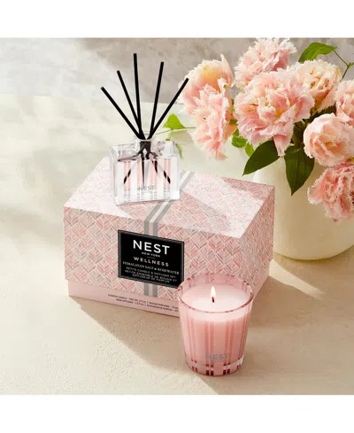 Nest New York 2-pc. Himalayan Salt & Rosewater Petite Candle & Diffuser Set In No Color
