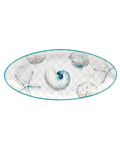 Shop Certified International Ocean View Fish Platter In Miscellaneous