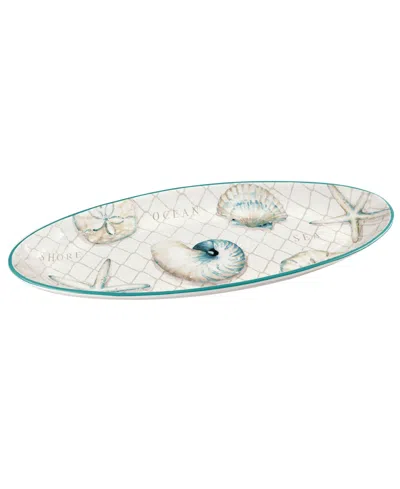 Shop Certified International Ocean View Fish Platter In Miscellaneous