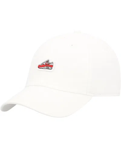 Shop Nike Men's And Women's  White Air Max 1 Club Adjustable Hat