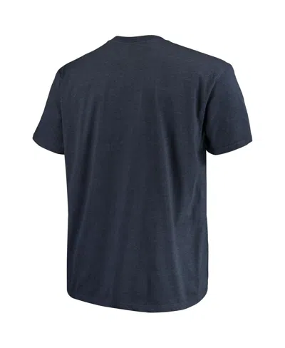 Mitchell & Ness Men's  Navy Distressed Houston Rockets Big And Tall Hardwood Classics Vintage-like Lo In Navy