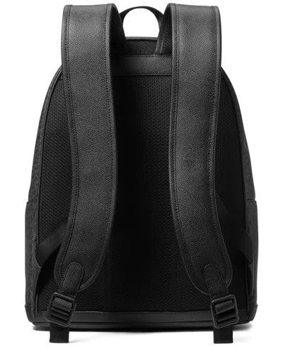Shop Michael Kors Men's Explorer Logo Backpack In Black