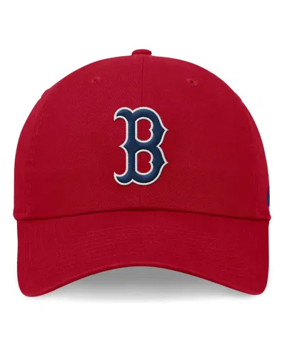 Shop Nike Men's Navy Boston Red Sox Evergreen Club Adjustable Hat