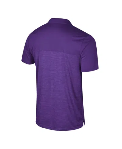 Shop Colosseum Men's  Purple Ecu Pirates Langmore Polo Shirt