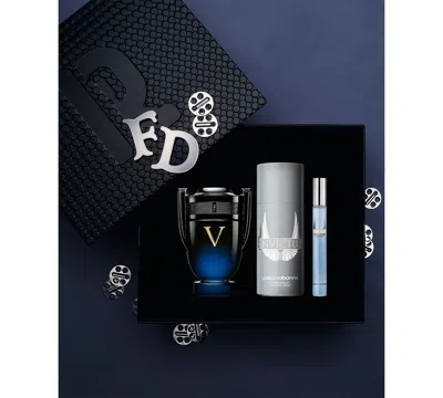 Shop Rabanne Men's 3-pc. Invictus Victory Elixir Parfum Gift Set In No Color