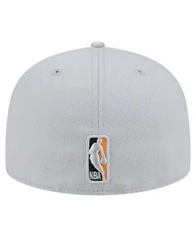 Shop New Era Men's  Gray Phoenix Suns Active Color Camo Visor 59fifty Fitted Hat