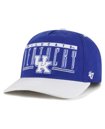 Shop 47 Brand Men's ' Royal Kentucky Wildcats Double Header Hitch Adjustable Hat