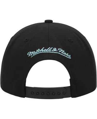 Mitchell & Ness Men's  Black Seattle Kraken Core Team Script 2.0 Snapback Hat In Black