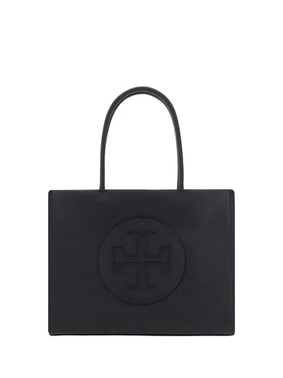 Shop Tory Burch Ella Bio Small Handbag In Blac/white/blac/fye