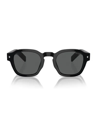 Shop Prada Men's Sunglasses, Pr A16s In Black