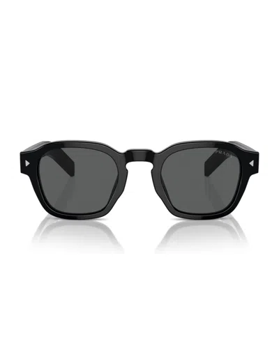 Prada Round Sunglasses, Pr A16s In Black
