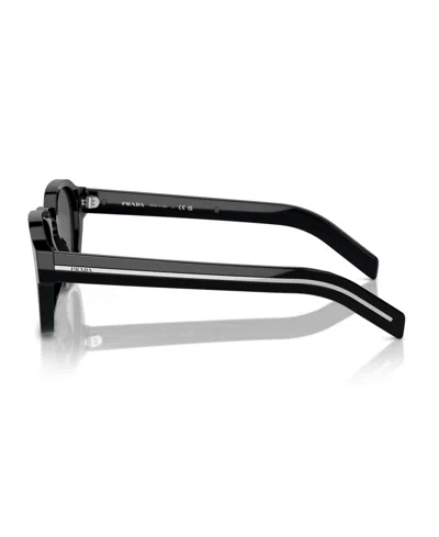 Prada Round Sunglasses, Pr A16s In Black