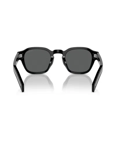 Shop Prada Men's Sunglasses, Pr A16s In Black