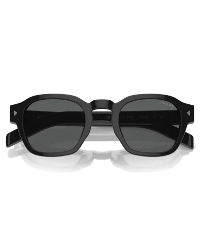 Shop Prada Men's Sunglasses, Pr A16s In Black