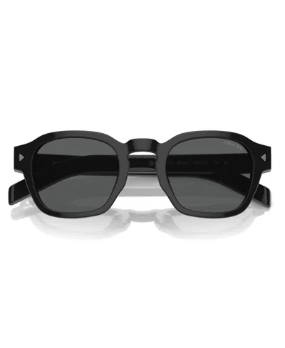 Prada Round Sunglasses, Pr A16s In Black
