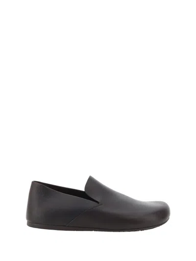 Shop Loewe Clog Loafers In Dark Brown