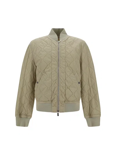 Shop Burberry Jacket In Snow White