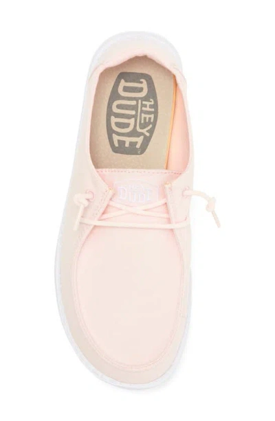 Shop Hey Dude Kids' Wendy Slip-on Shoe In Pink