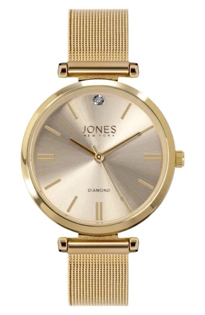 Shop I Touch Mesh Strap Watch, 36mm In Gold