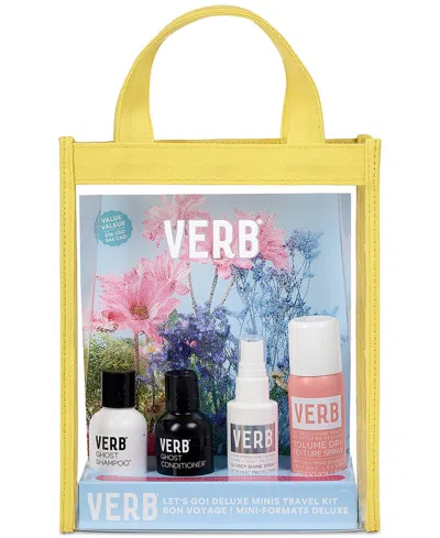Shop Verb 4-pc. Let's Go! Deluxe Minis Hair-care Travel Set In No Color
