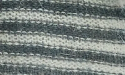 Portolano Stripe Wool Blend Scarf In Verde Melange/ Clear Acqua
