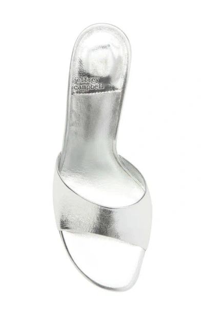 Shop Jeffrey Campbell La-nuit Sandal In Silver
