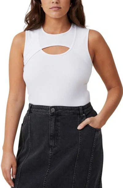 Shop Cotton On Romy Cutout Sleeveless Top In White
