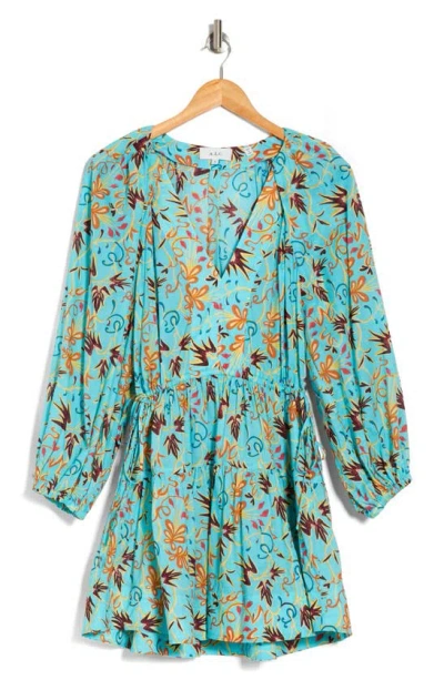 Shop A.l.c Sally Long Sleeve Dress In Grotto Multi
