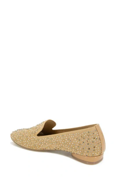 Reaction Kenneth Cole Unity Crystal Knit Loafer In Biscuit Knit