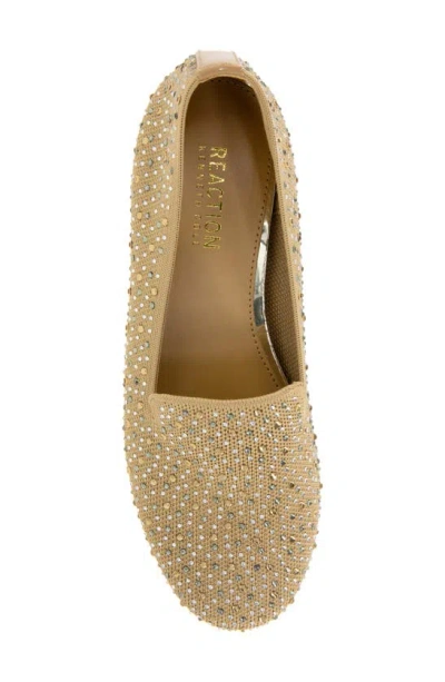 Reaction Kenneth Cole Unity Crystal Knit Loafer In Biscuit Knit