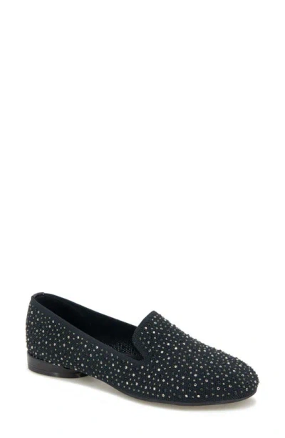 Shop Reaction Kenneth Cole Unity Crystal Knit Loafer In Black Knit