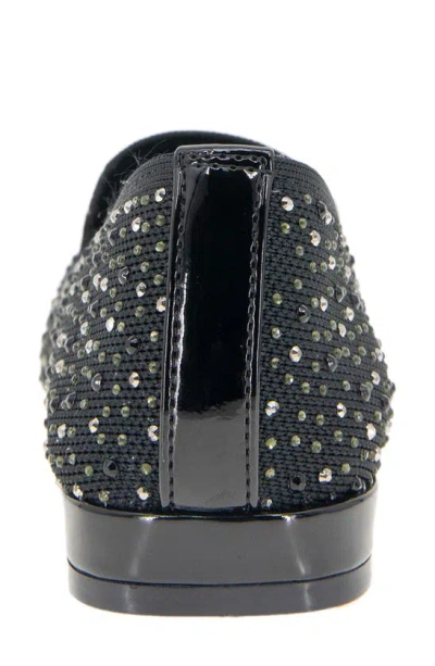 Shop Reaction Kenneth Cole Unity Crystal Knit Loafer In Black Knit