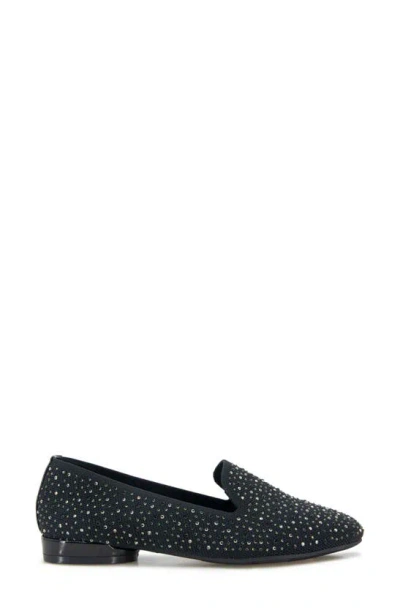 Shop Reaction Kenneth Cole Unity Crystal Knit Loafer In Black Knit