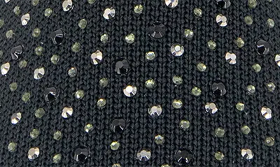 Reaction Kenneth Cole Unity Crystal Knit Loafer In Black Knit