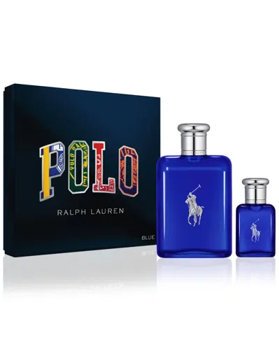 Shop Ralph Lauren Men's 2-pc. Polo Blue Eau De Toilette Jumbo Gift Set In No Color