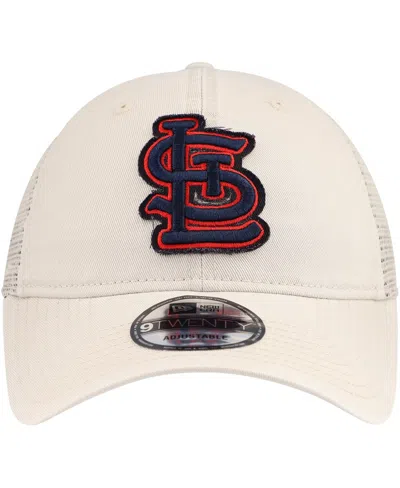 New Era Men's  Stone St. Louis Cardinals Game Day 9twenty Adjustable Trucker Hat In Stone