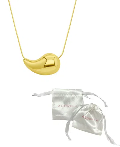 Shop Adornia Tarnish Resistant 14k Gold-plated Teardrop Sculptural Necklace