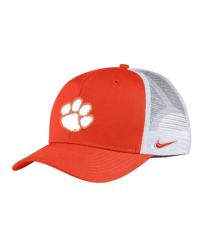 Shop Nike Men's  Orange Clemson Tigers Classic99 Trucker Adjustable Hat