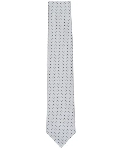 Shop Michael Kors Men's Wallow Dot Tie In Grey